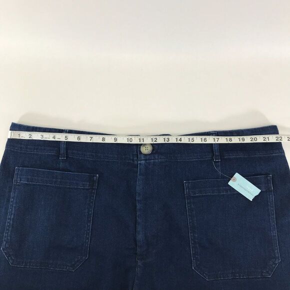 Maeve x Anthro The Colette High Rise Stretch Denim Shorts Women's Plus 24W NWT - Picture 4 of 11